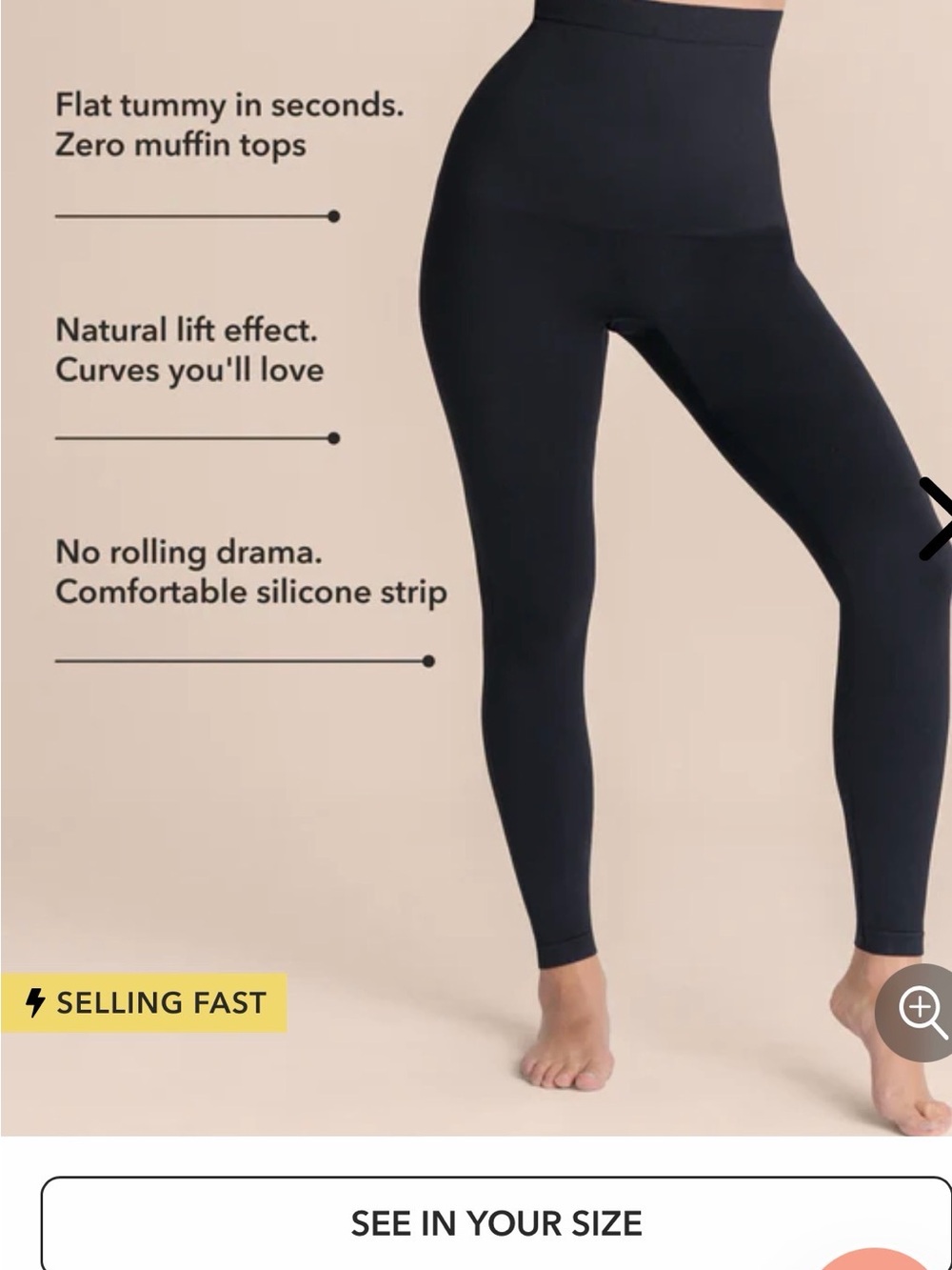 Shapermint Essentials leggings  Black - S/P